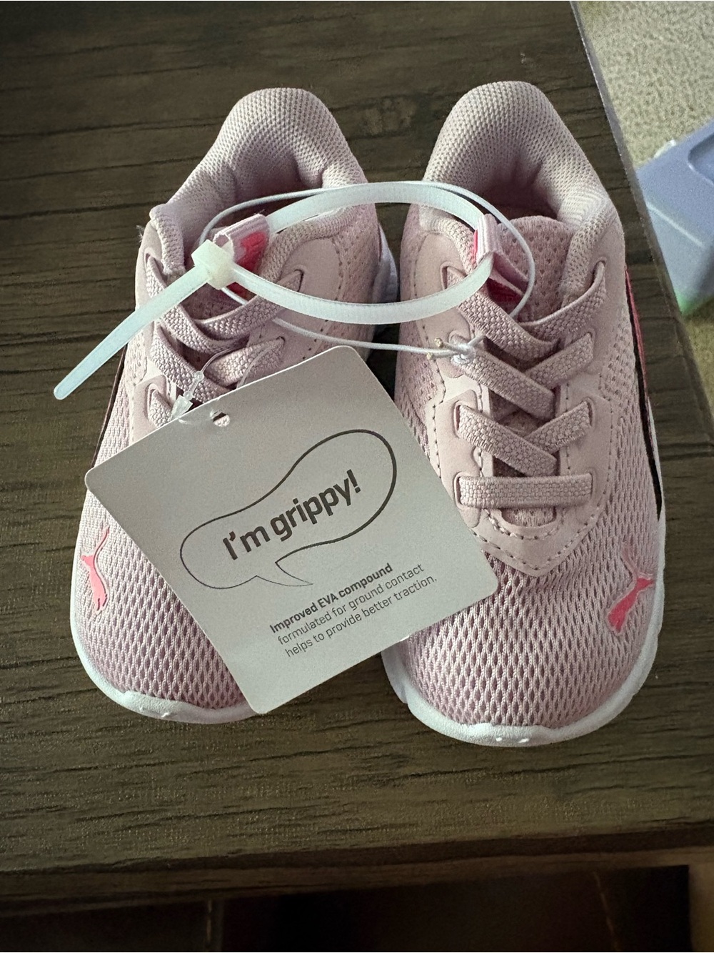 Puma Toddler Pink Mesh Sneakers